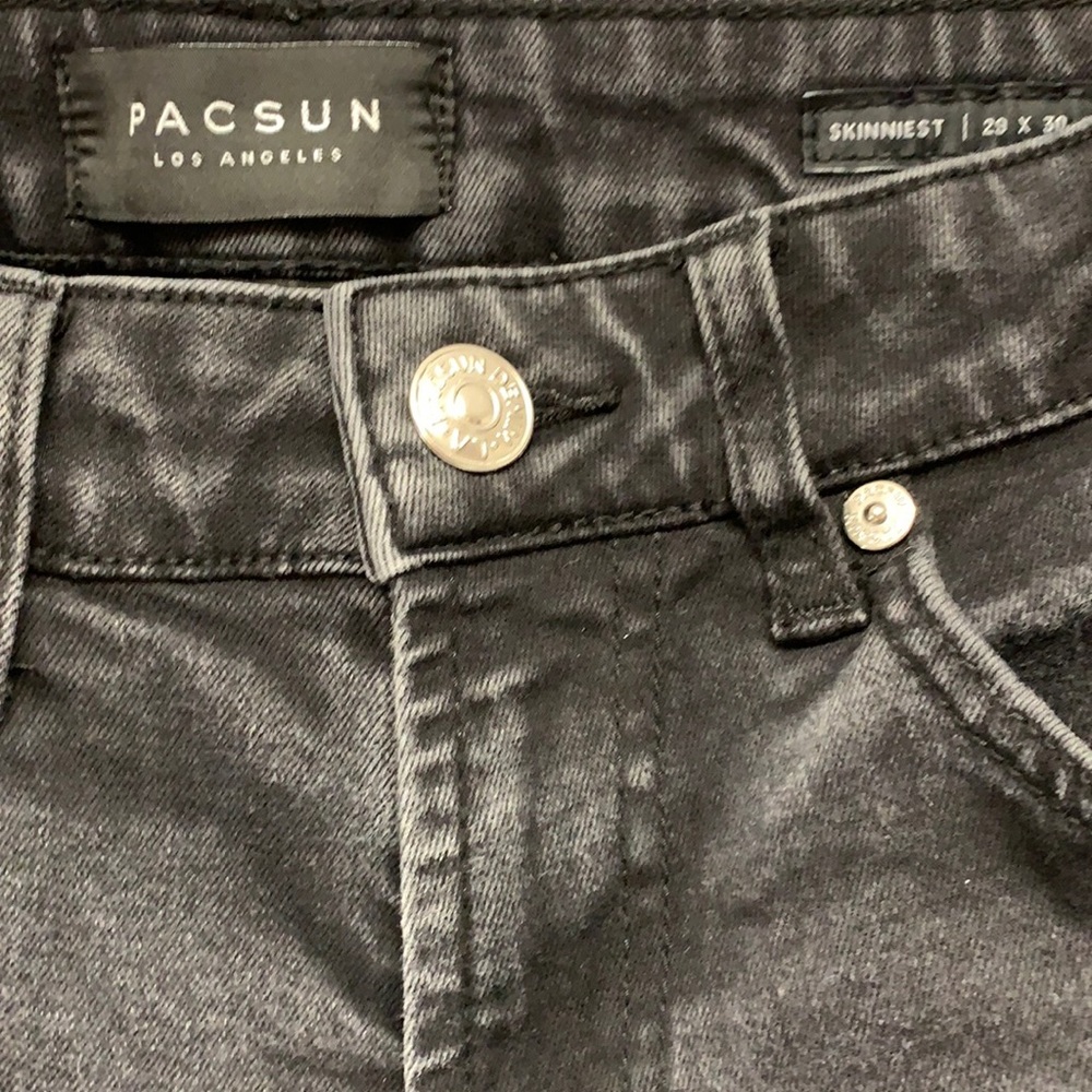PacSun Black Active Stretch Skinniest Jeans 29x30
